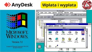 wpłata  wypłata  anydesk  windows 311 [upl. by Firestone362]