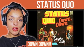 First Time Hearing Status Quo Down down 1974 Reaction  Rere Reacts [upl. by Karsten837]