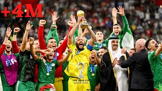 Le Parcours De Léquipe Nationale DAlgérie 🇩🇿 Coupe Arabe QATAR 2021 ⚽🎖Musique DZ [upl. by Naasah]