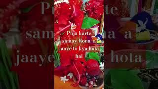 Puja karte samay Rona a jaaye to kya hota hai [upl. by Attenreb]