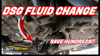 VW DSG Transmission Fluid Change Save HUNDREDS of Dollars [upl. by Kam]