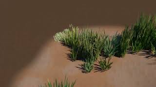 Blender geometry nodes  Procedural magic grass [upl. by Soll665]