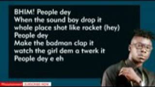 Stonebwoy people dey video lyrics [upl. by Sudderth507]