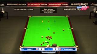 Ronnie OSullivan  Mark Selby Frame 3 Snooker Paul Hunter Classic 2013  Semi Final [upl. by Naed184]