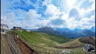 DOLOMITI pt11 Funivia Campitello  Col Rodella [upl. by Eitsym]