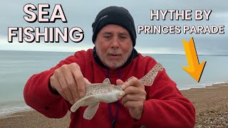 Sea fishing Hythe Princes Parade [upl. by Annoik258]