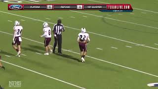 2020 Area Round Playoff Flatonia vs Refugio [upl. by Dougherty]