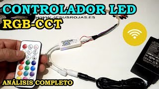 Controlador WiFi Para Tira LED RGBCCT Análisis y Funcionamiento Completo 112 [upl. by Daisi]