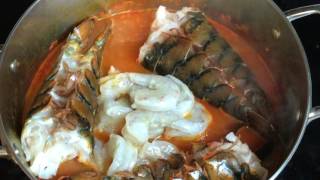 Cioppino Recipes Lobster Seafood Stew Recipe  On The Road Eats [upl. by Ternan]