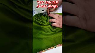 How to make puff sleeves design cutting and stitching blouse design starboutique sleevesdesign [upl. by Aihcsrop495]