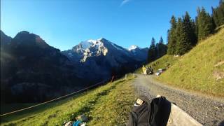 Sunrise Over Alps Kandersteg Switzerland [upl. by Naellij]