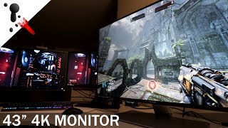 ViewSonic VX43804K Review 10bit IPS 43quot Monitor [upl. by Ailak]