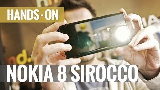 Nokia 8 Sirocco handson review [upl. by Saito]