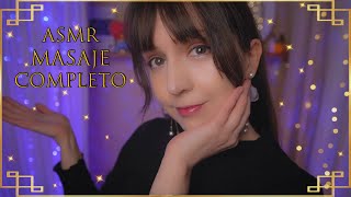 ⭐ASMR Masaje Completo en el Spa 🎐Sub Limpieza Facial Masaje de Orejas Rostro Manos y Cuerpo [upl. by Euqinemod204]