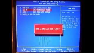 Как войти в BIOS Award и выбрать загрузочное устройство [upl. by Neelrahs]