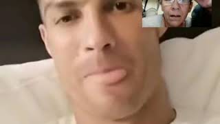 Videollamada con cristiano Se la creyó mi mamá 😅 [upl. by Ahusoj]