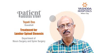 Treatment for Lumbar Spinal Stenosis  Lumbar Discectomy  Lumbar Laminectomy  Yashoda Hospitals [upl. by Pawsner]