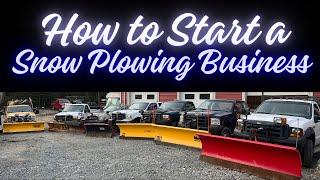 How to start a snow Plowing business [upl. by Nesbitt704]