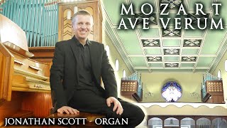 MOZART  AVE VERUM CORPUS K618  JONATHAN SCOTT  ORGAN OF ST MARYS CHURCH FAILSWORTH [upl. by Licna]