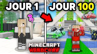 Jai survécu 100 Jours dans le FUTUR sur Minecraft Hardcore   FILM [upl. by Anitsahs]