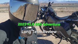 2023 Kawasaki KLR 650 Adventure Long Term Review [upl. by Dougall]