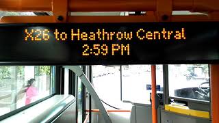 X26 to Heathrow central Ibus [upl. by Gayler]