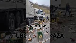 Tuborg Tırı Kaza Yaparsa kaza bira tuborg [upl. by Ardys]