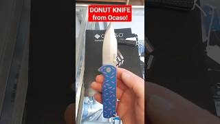 Crispy Donut Community Knife OVERBUILT Salem foldingknife edc [upl. by Alleroif]