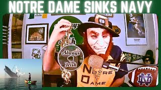 Notre Dame SINKS Navy For 6th Win In a Row☘️ [upl. by Jeffcott68]