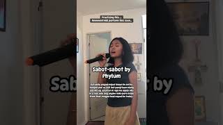 Gabrielles short cover of Sabot sabot by phylum cover coversong [upl. by Pete]