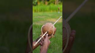 Bamboo Creations with coconut and CocaCola Diy Bambooart Slingshots Bamboo [upl. by Ynahteb623]