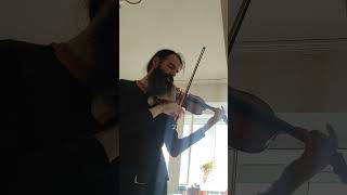 Kosta T violin 🎻 free improvisation meditation avantgarde music improve acoustic solo скрипка [upl. by Novahc]