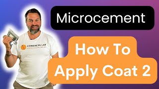 How to Apply Microcement Coat 2 [upl. by Pontus]