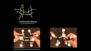 Confomaciones del ciclohexano [upl. by Oile]