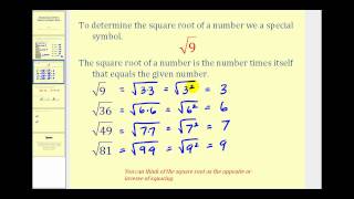 Introduction to Square Roots [upl. by Pegg]