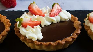 Tartaletas de chocolate y fresa [upl. by Nagear]