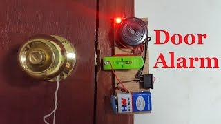 How to Make a Door Alarm  DIY home security alarm [upl. by Scrogan]