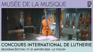 Concours international de lutherie  Édition 2024  Le violon [upl. by Avron]