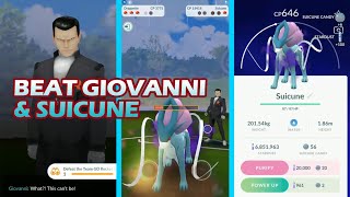 HOW TO DEFEAT GIOVANNI EASIER amp CATCH SHADOW SUICUNE POKEMON GO  BEST COUNTERS  DraculVlad [upl. by Gabriell]