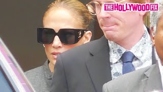 Jennifer Lopez Steps Out Solo Amid Ben Affleck Divorce Rumors At The Maybourne Hotel In Bev Hills CA [upl. by Anavahs]