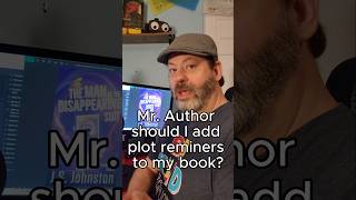 Author on plot reminders in books indieauthor author authortok authortube booktube booktok [upl. by Arabeila]