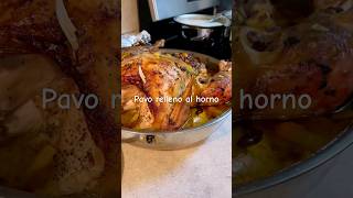 Pavo relleno al horno parati food comidamexicana receta viralvideo flip [upl. by Angeli]