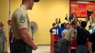 Marine Recruits Arrive at MCRD [upl. by Jerol]