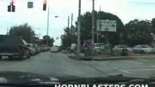 Train Horn Pranks In Atlanta Georgia by HornBlasterscom [upl. by Rehpinnej]