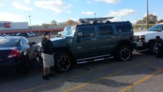 Hummer H2 rims gets repoed [upl. by Erdnuaed]