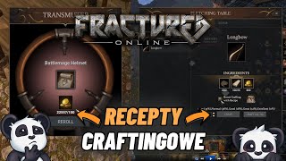 Gigantyczny boost do craftingu Receptury  Fractured Online [upl. by Niledam]