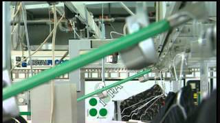 Distribution garment conveyor and order assembly for Plants  Metalprogetti [upl. by Aihsemek]