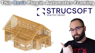 Framing in Revit Software Tutorial  StrucSoft [upl. by Nivrag]