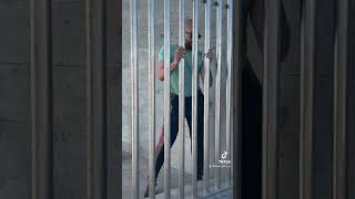 Andrew Tate shows his dancing moves in jail impersonator andrewtate jail [upl. by Lukin]