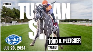 Todd Pletcher Runs Setup Horse Tuscan Sky Haskell 2024 horseracing bet [upl. by Drummond]